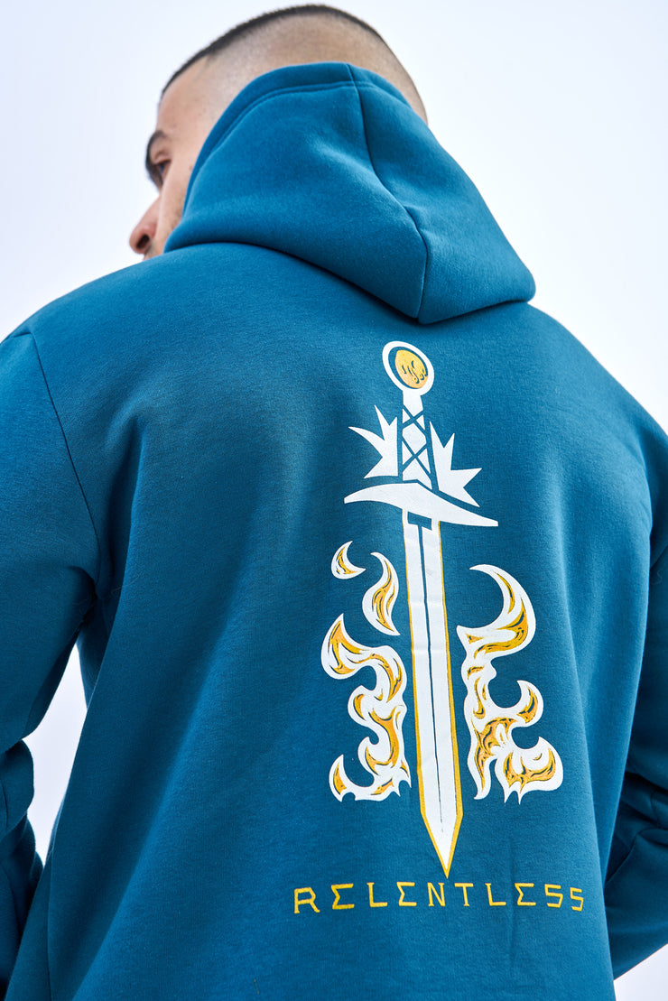 RELENTLESS Blue Hoodie