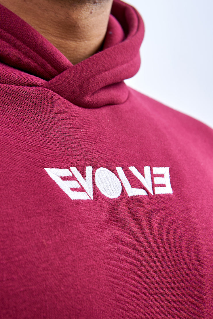 FORTUNE Burgundy Hoodie