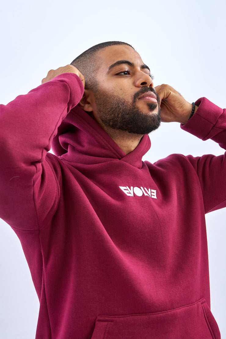 FORTUNE Burgundy Hoodie